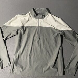Under Armour UA Run Long Sleeve 1/2 Zip‎ Lightweight Jacket Gray Women XXL